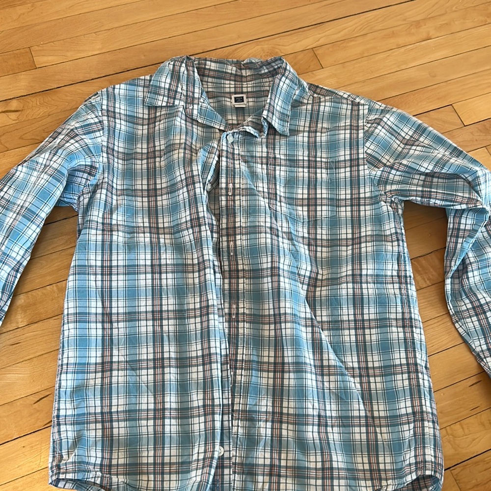 Janie and Jack plaid shirt
